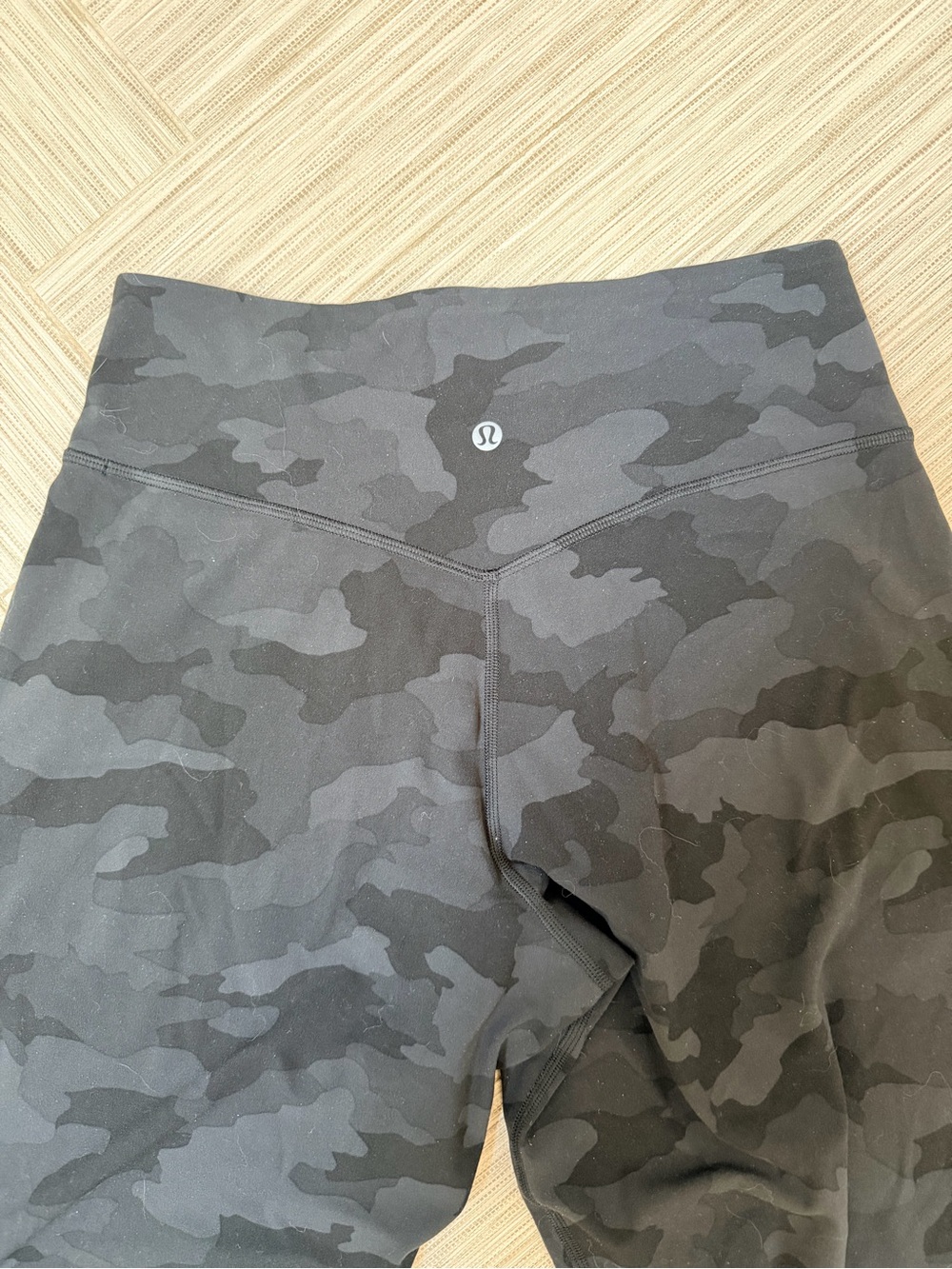 Lululemon Black Grey Camo High-Rise Joggers - like new!